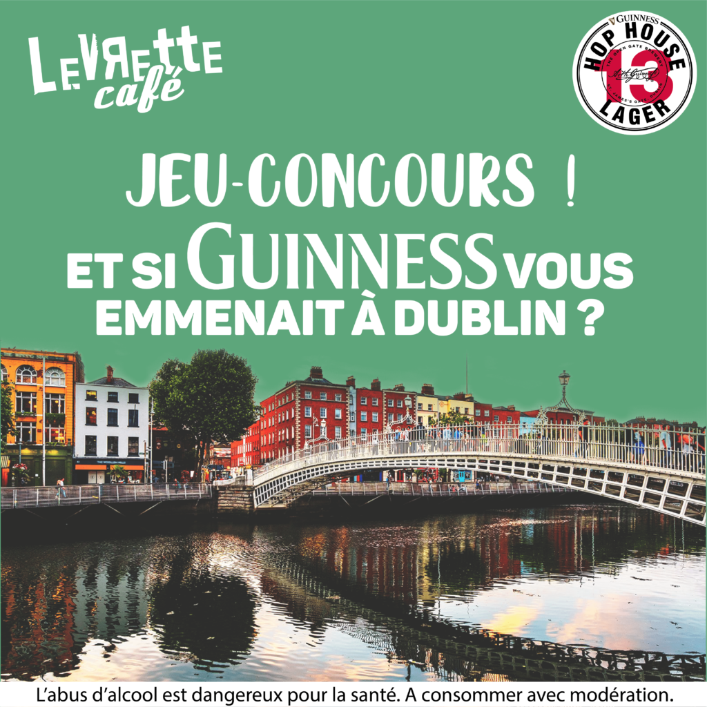 jeu concours Guinness Dublin