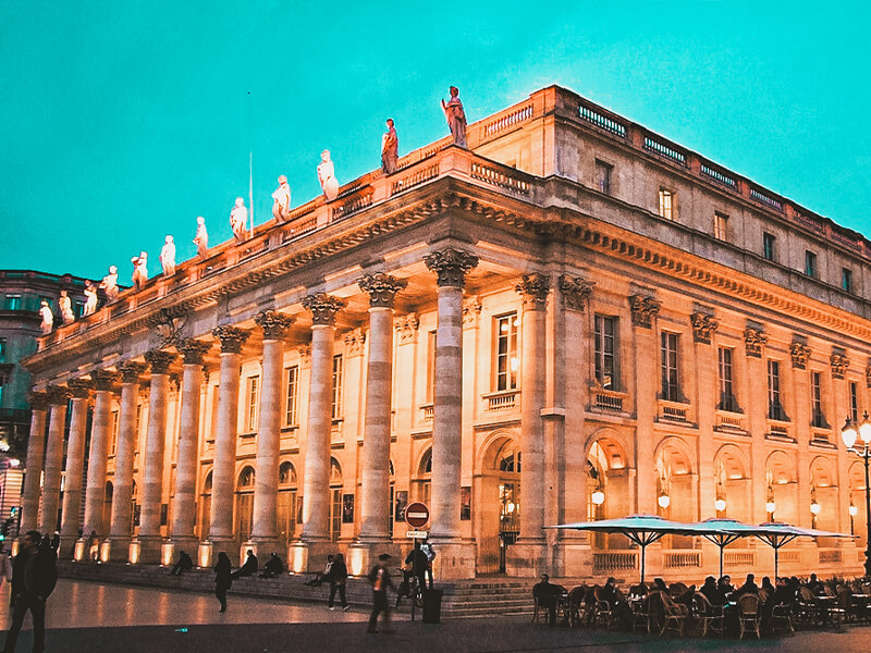 le grand théâtre de Bordeaux
