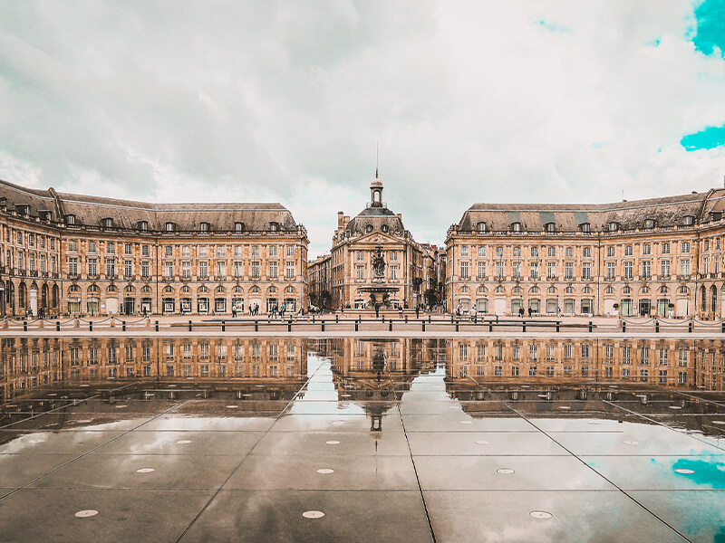 La Place de la Bourse à Bordeaux